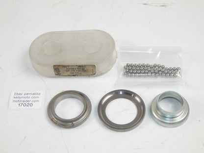 HONDA SH @ DYLAN 125 150 STEERING BALL BEARING RACER KIT BOZZETTI ITALY SCOOTER - MotoRaider