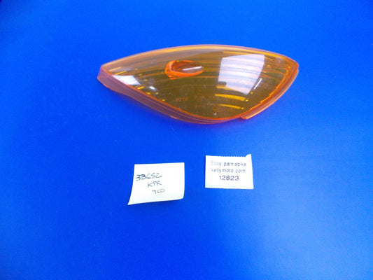 NOS OEM HONDA 2004-2005 CBF600 LEFT REAR TURN SIGNAL LENS AMBER 33652-KPR-900 - MotoRaider