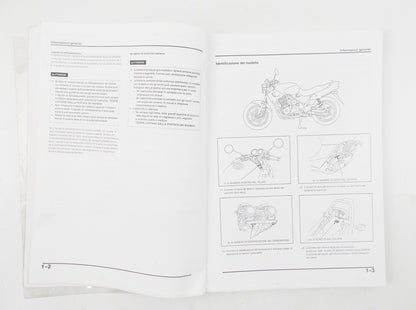 1993 HONDA CB500R WORKSHOP MANUAL REPAIR BOOK ITALIAN - MotoRaider