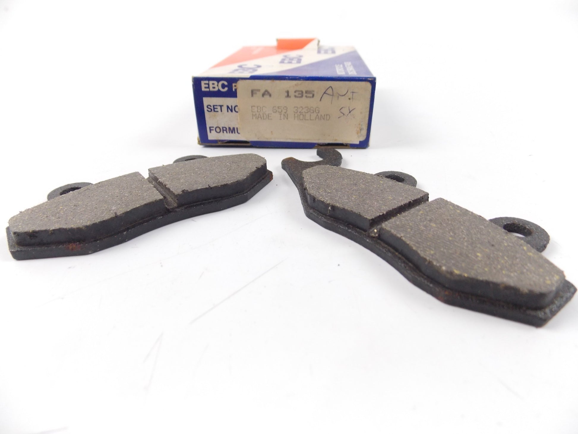 NOS EBC SUZUKI KAWASAKI HUSQVARNA YAMAHA BRAKE PADS FRONT REAR WHEEL FA 135 - MotoRaider