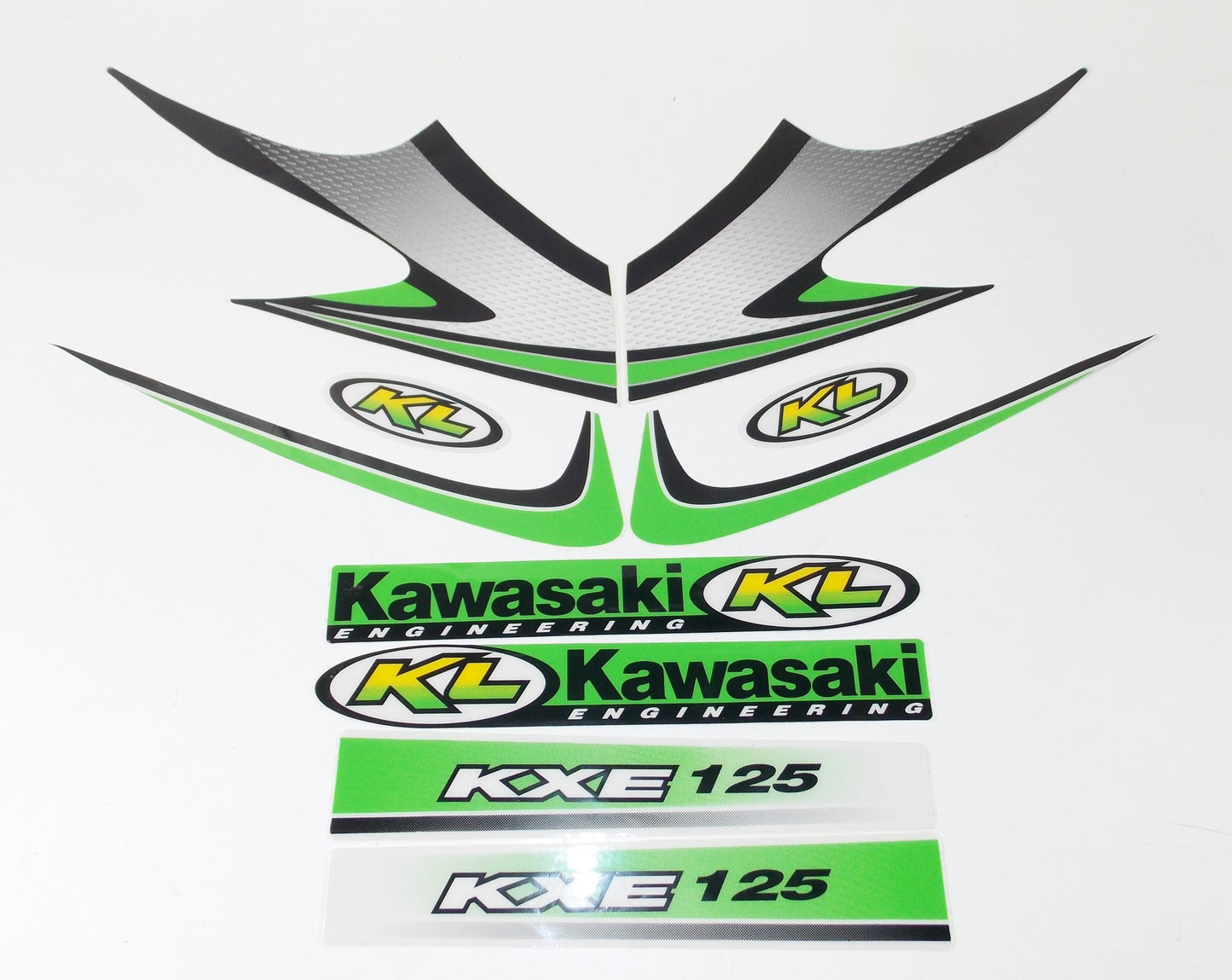 2007 KAWASAKI  KXE 125 DECAL GRAPHIC STICKER MARK EMBLEM SET BY KL - MotoRaider