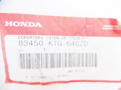 OEM HONDA 2005-2010 SH150 SCOOTER COVER RIGHT BODY METALLIC BLUE 83450-KTG-640ZD - MotoRaider