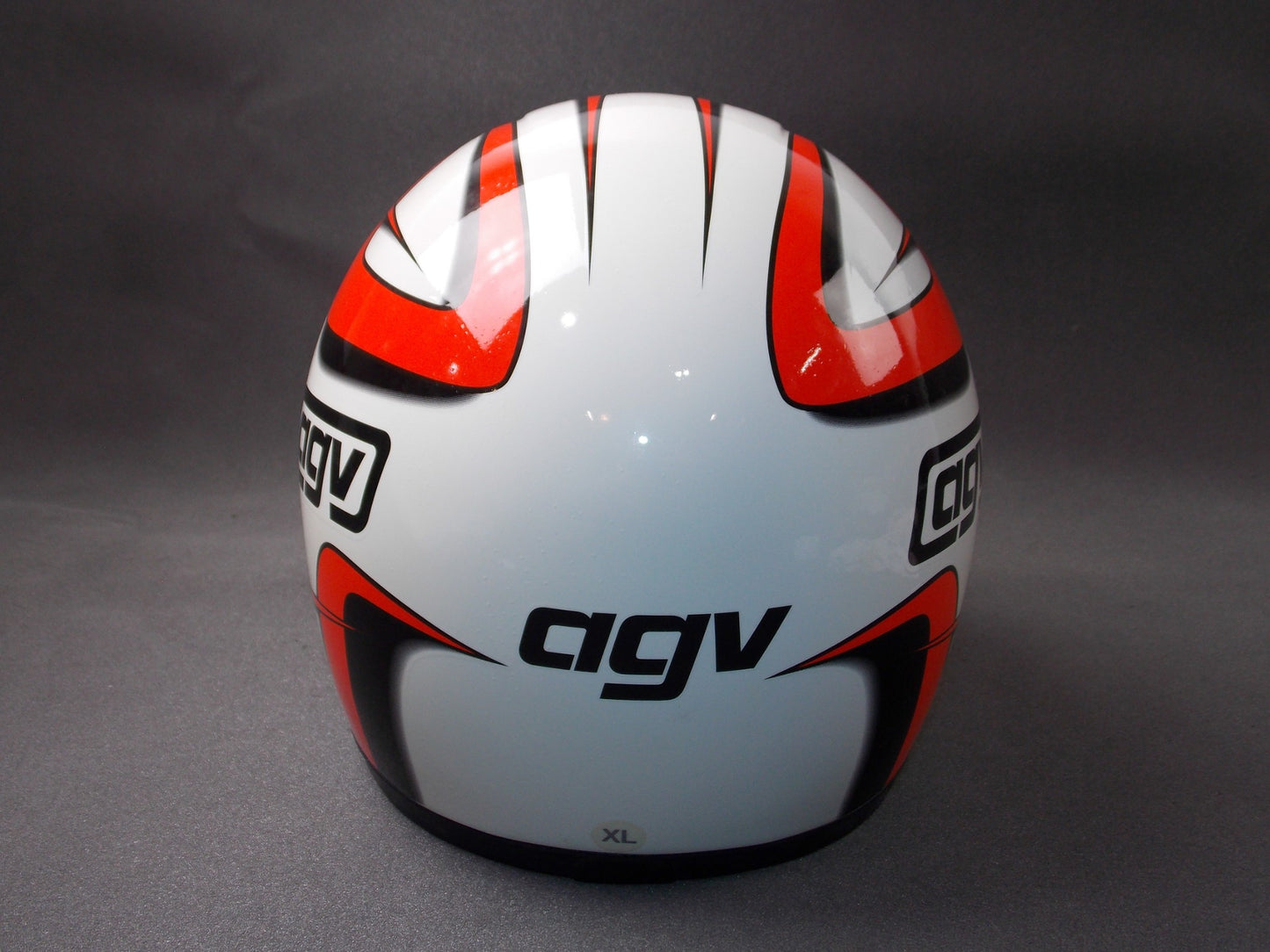 AGV MULTIFIBER ACF2 CLEAR SHIELD VISOR WHITE MOTORCYCLE HELMET SIZE XL - MotoRaider