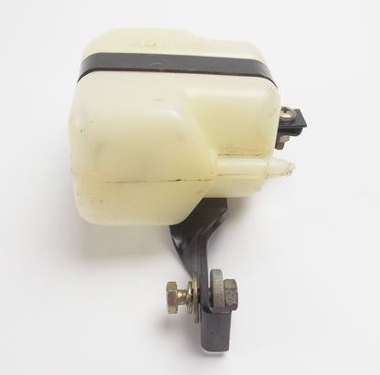 1986 CAGIVA 125 ELEFANTRE RADIATOR FLUID RESERVOIR TANK+HOLDER MOUNTING BRACKET - MotoRaider