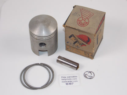 NOS DINAMIN 015 PISTON 57.2 MM MV 125  SPORT+CIRCLIP+15MM PIN+RINGS #16187 - MotoRaider