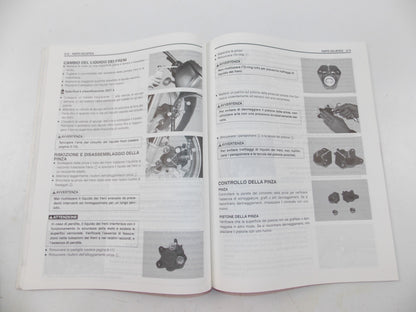 01/99 SERVICE MANUAL CATALOG REAPIR BOOK SUZUKI SCOOTER UX50W ITALIAN - MotoRaider