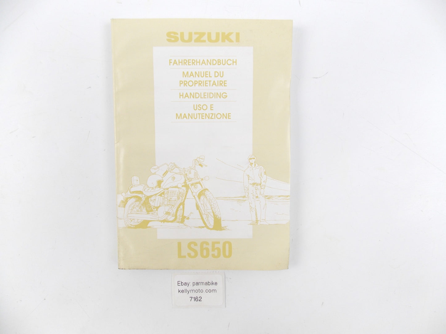 1993 SUZUKI USER MANUAL BOOK CATALOG LS650 99011-24B28-022 MULTIPLE LANGUAGES - MotoRaider