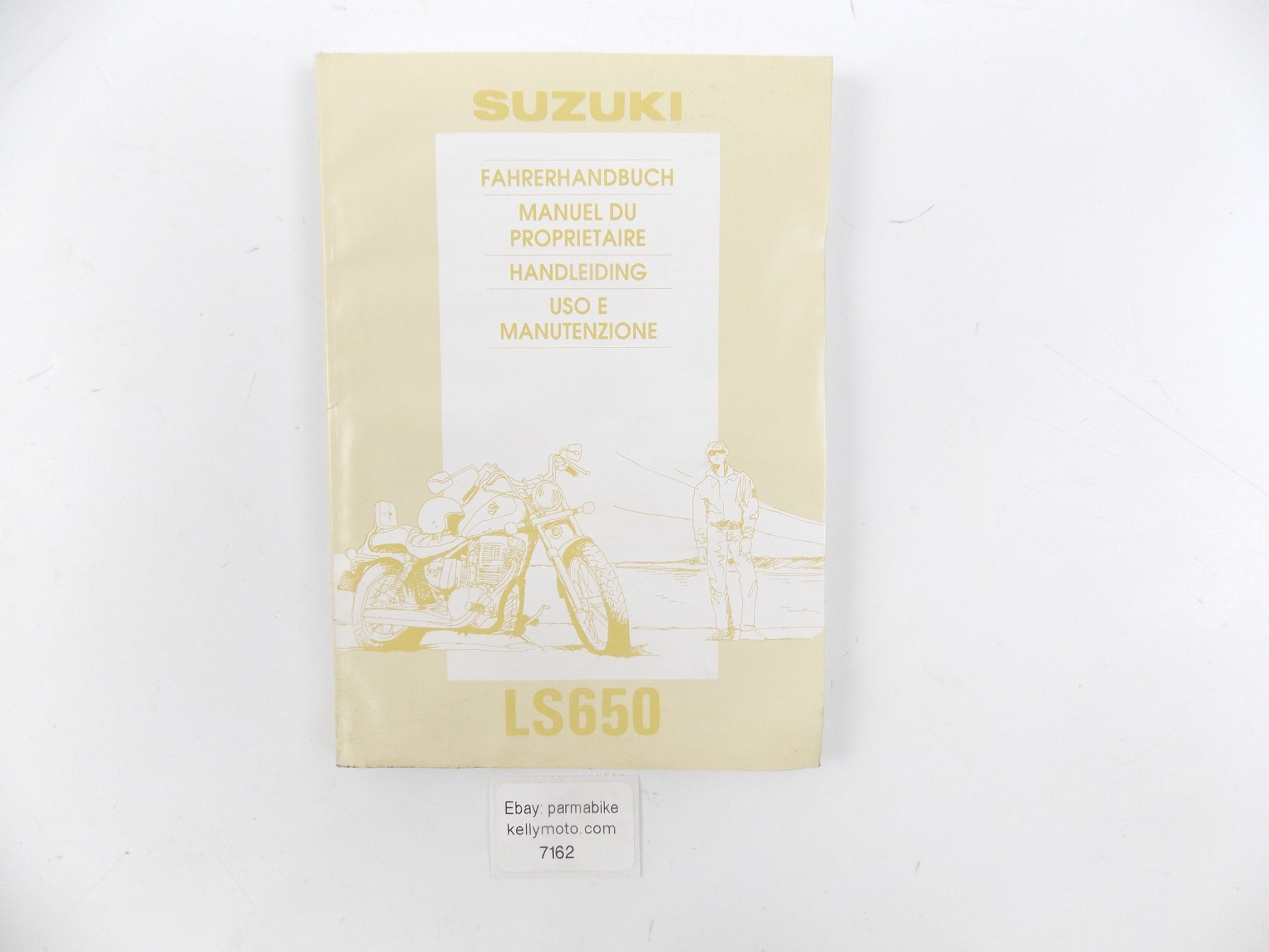 1993 SUZUKI USER MANUAL BOOK CATALOG LS650 99011-24B28-022 MULTIPLE LANGUAGES - MotoRaider