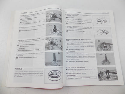 04/2000 SERVICE MANUAL MAINTENANCE BOOK SUZUKI UF50 ITALIAN 99500-10490-01B - MotoRaider