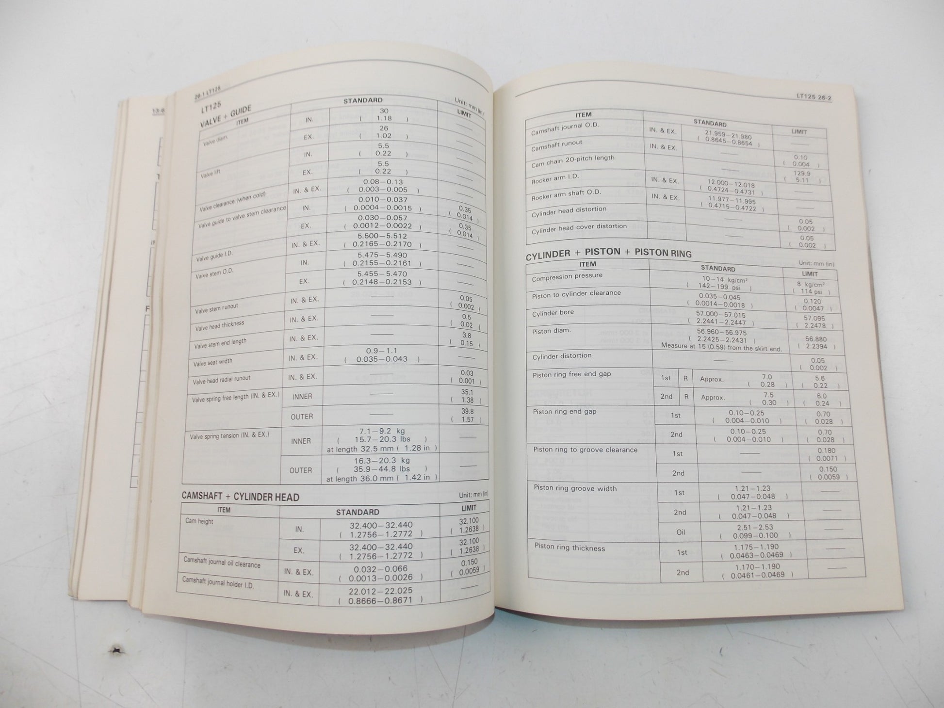 08/1984 SERVICE DATA MANUAL CATALOG SUZUKI 4 & 2 STROKE ENGLISH 99510-01840-01E - MotoRaider