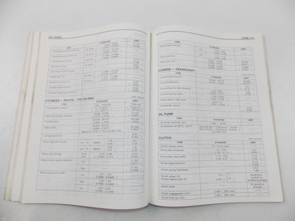 01/1986 SERVICE DATA MANUAL BOOK SUZUKI 4 & 2 STROKE MOTORCYCLES 99510-01860-01E - MotoRaider