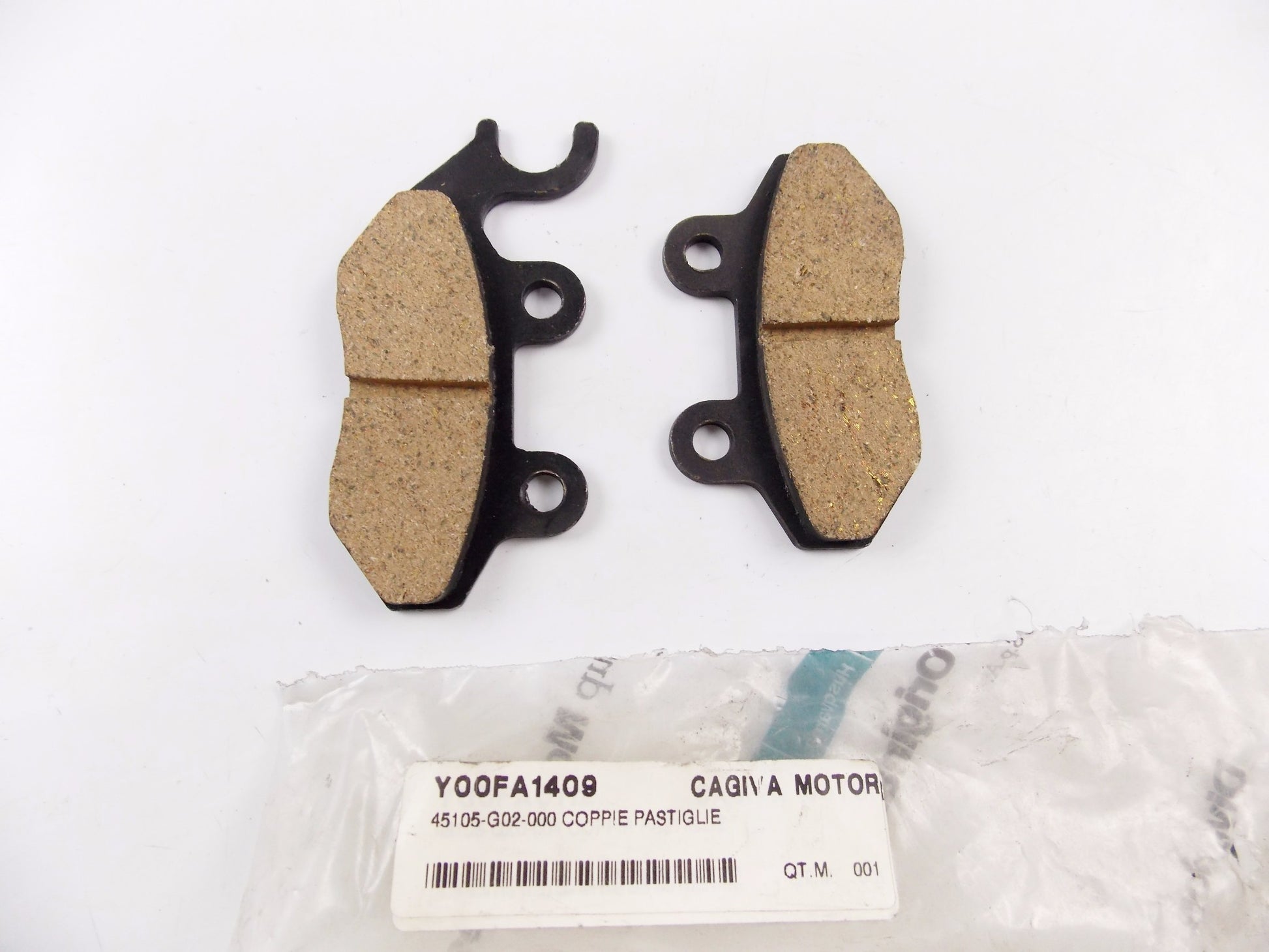 NOS OEM CAGIVA 1994 PASSING BRAKE PADS Y00FA1409 - MotoRaider