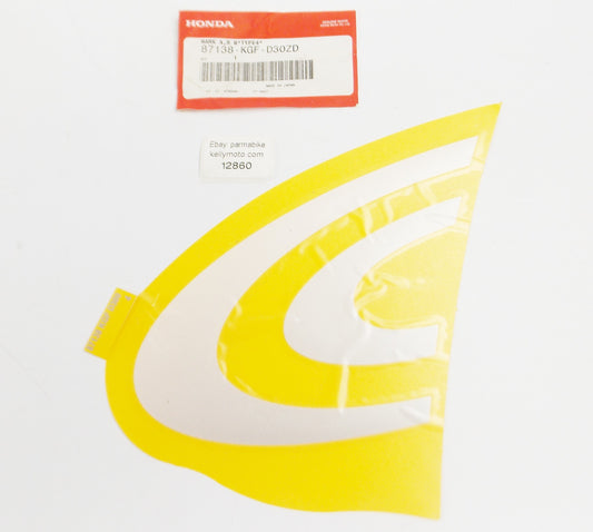 OEM HONDA 2004-05 NES125/150 MARK A. DECAL R. BODY COVER TYPE 4  87138-KGF-D30ZD - MotoRaider