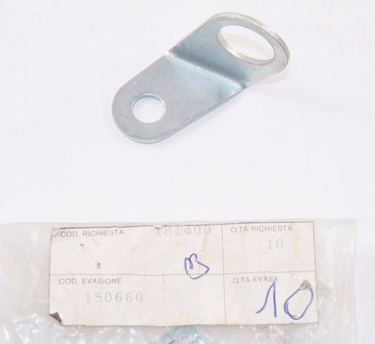 NOS OEM CAGIVA MORINI 500W FRONT BRAKE CALIPER ASSY LH RIGID PIPE BRACKET 150660 - MotoRaider