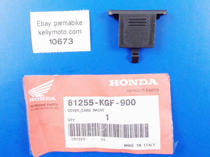 OEM 2005-2006 HONDA NES150 CARBURETOR MAINTENANCE COVER 81255-KGF-900 - MotoRaider