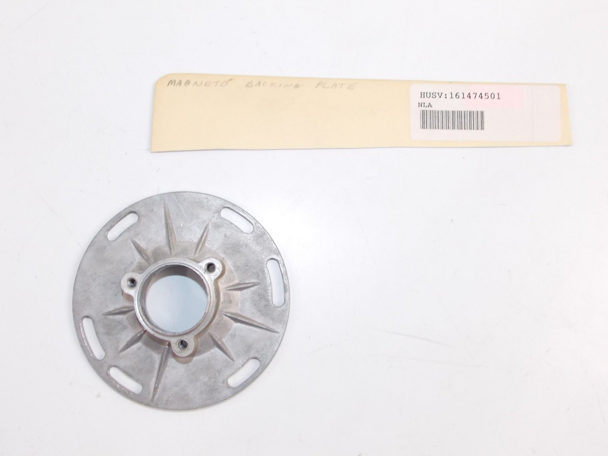 NOS OEM 1974-1988 HUSQVARNA 390 AUTO MOTOPLAT MAGNETO BASE MOUNT PLATE 161474501 - MotoRaider