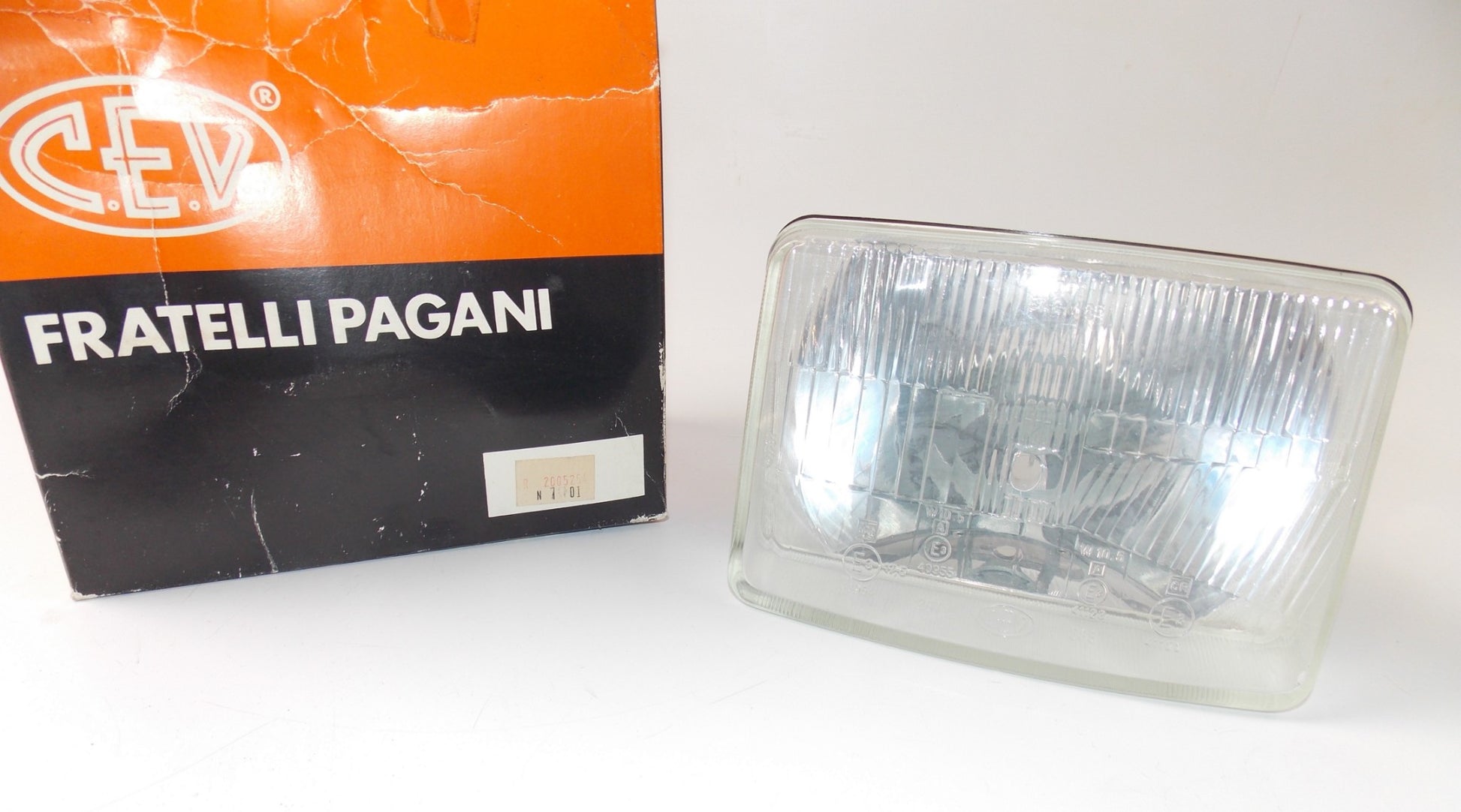 NOS OEM C.E.V HEADLIGHT MODEL 287/288 CAGIVA ALAZURRA 350/650 2005254 - MotoRaider