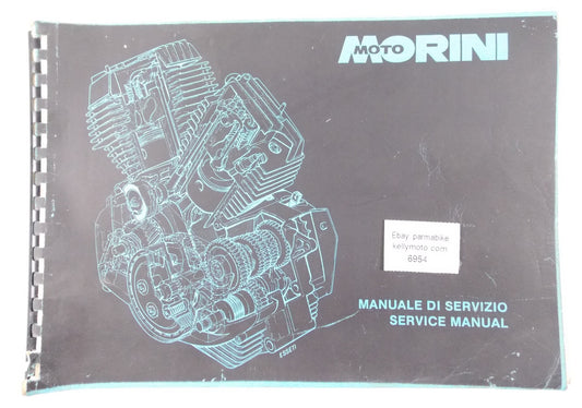 MOTO MORINI 125 SERVICE MANUAL BOOK ITALIAN/ENGLISH 40133 - MotoRaider