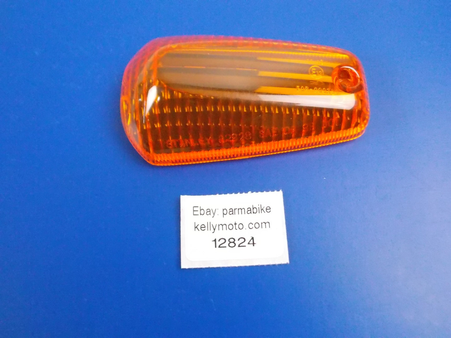 NOS OEM HONDA 1998-2001 CB600F LEFT FRONT INDICATOR LENS AMBER 33452-MAZ-013 - MotoRaider