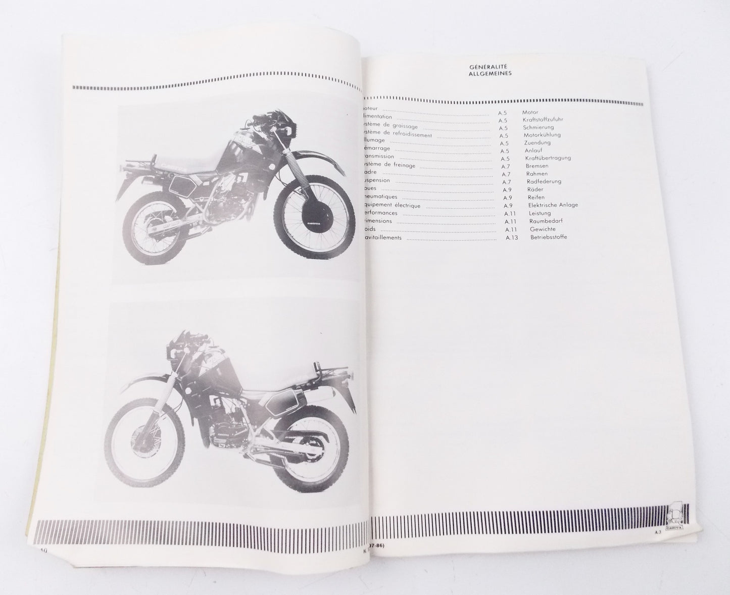 CAGIVA ELEFANT-2 200cc MOTOR FRAME WORKSHOP MANUAL MAINTENANCE REPAIR BOOK 52336 - MotoRaider