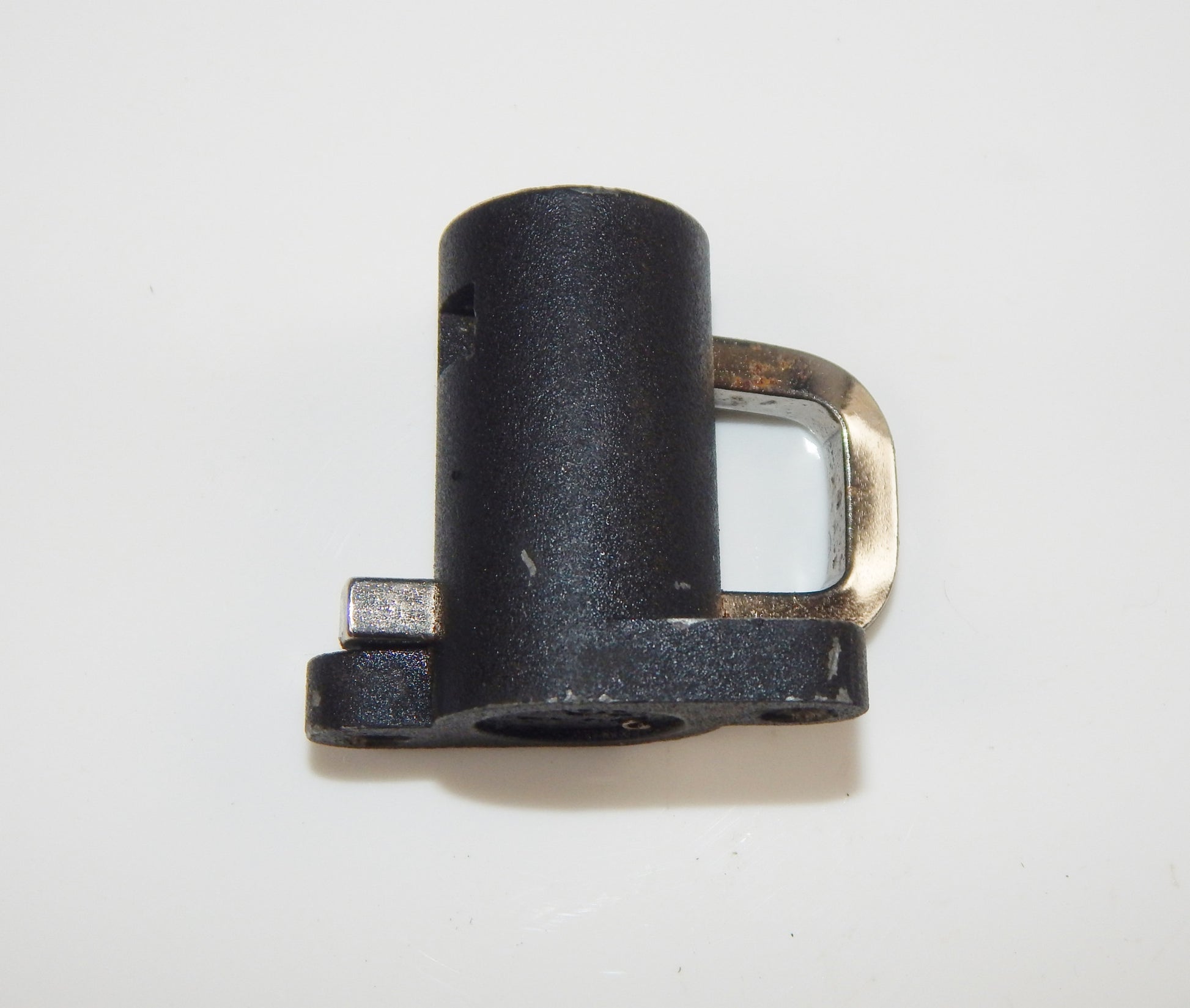 VINTAGE MOTORCYCLE SCOOTER APRILIA HELMET LOCK WITH KEY ITALY - MotoRaider