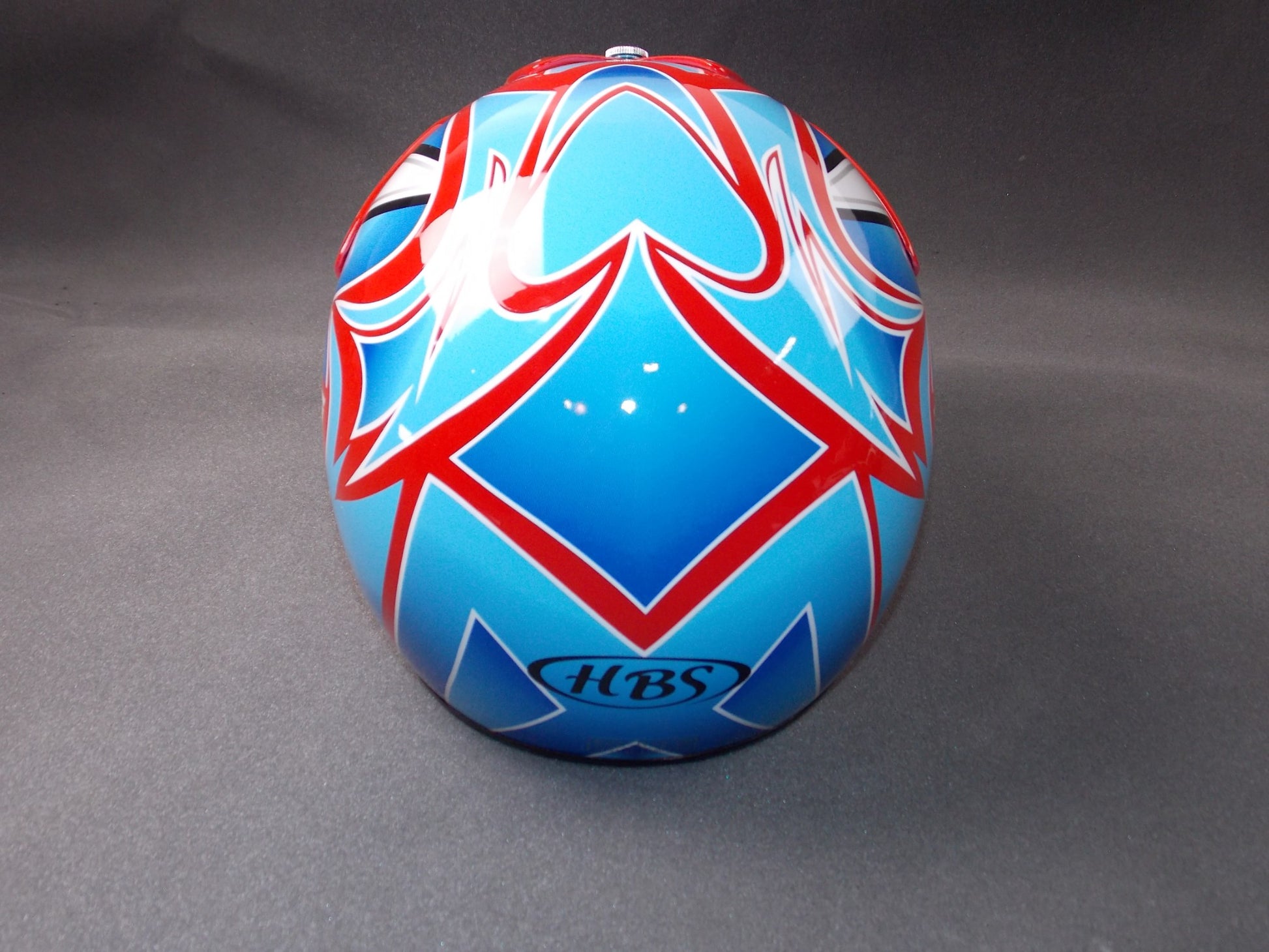 HBS ENDURO MOTOCROSS MOTORCYCLE TURQUOISE RED HELMET SIZE M 51-52 MODEL NR. V310 - MotoRaider