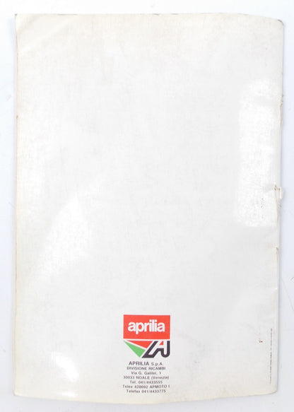 APRILIA RX 125 1992 SPARE PARTS CATALOG BOOK MANUAL 106 - MotoRaider