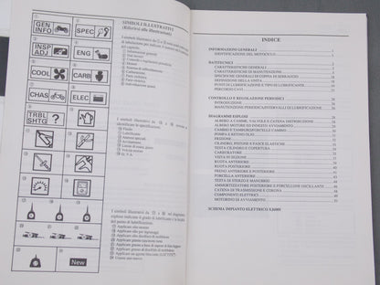 YAMAHA 1992 XJ600S SERVICE INFORMATION MANUAL BOOK ITALIAN # 4EB-SI1 - MotoRaider