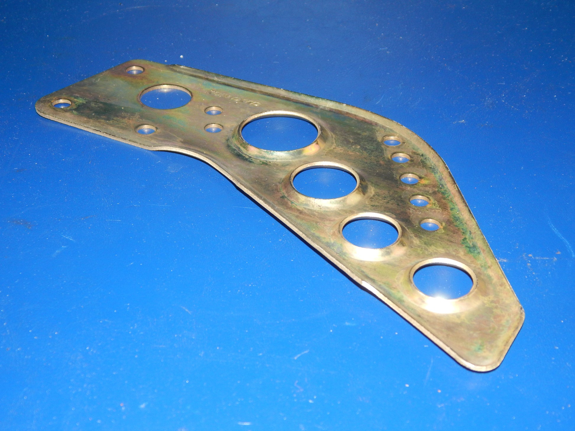 OEM CAGIVA 1982 WRX 125 WMX 125 250 CHAIN GUIDE GOLD PLATE GUARD 33468 VINTAGE - MotoRaider