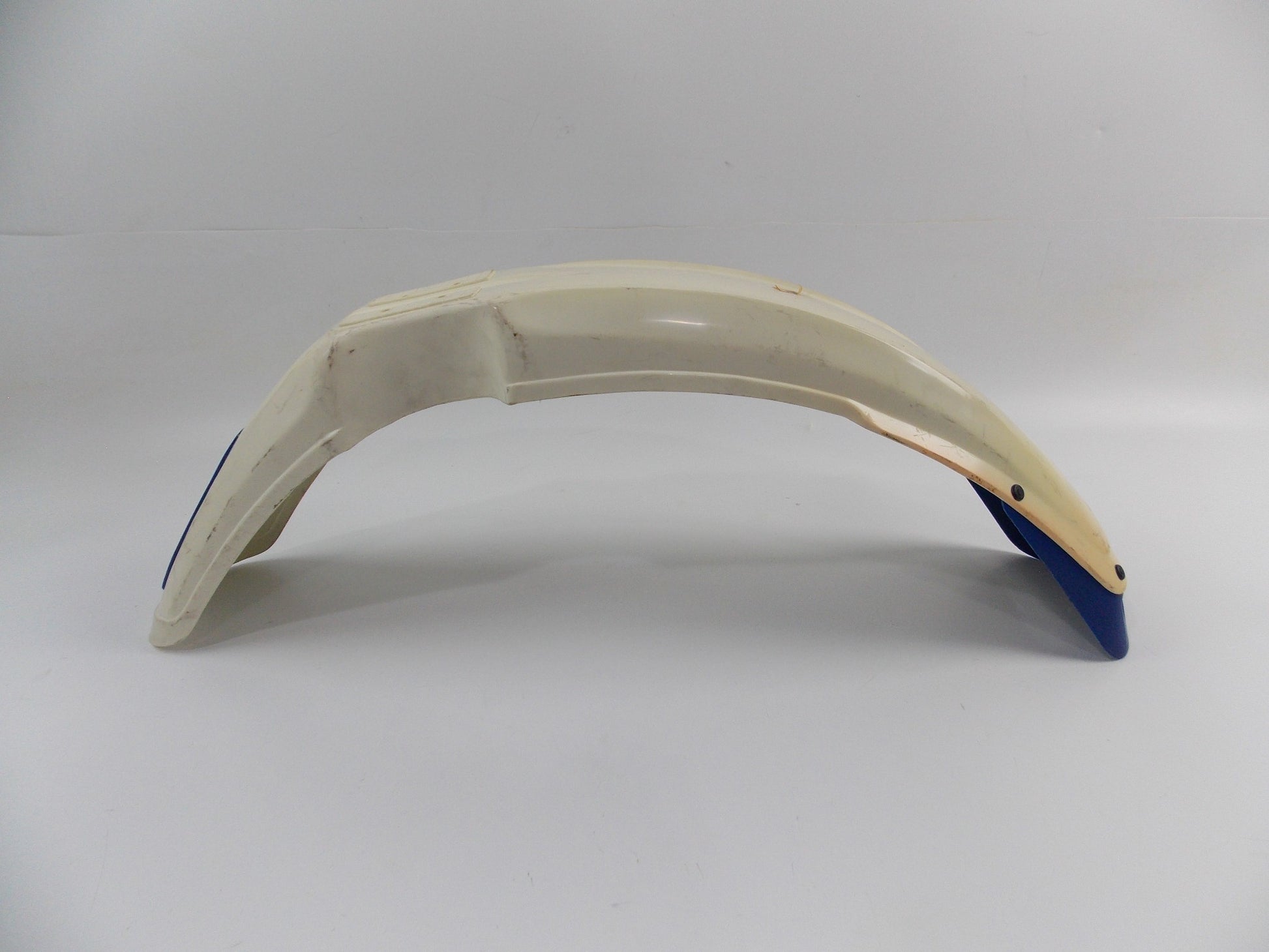 HUSQVARNA CAGIVA 1987 CR WR 250 430 WHITE BLUE FRONT FENDER MUD GUARD ACERBIS - MotoRaider