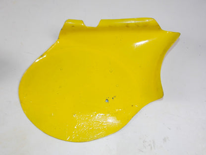 BETA 1978 CR 250 FRAME FIBERGLASS RH LH SIDE COVER PANEL NUMBER PLATE YELLOW - MotoRaider