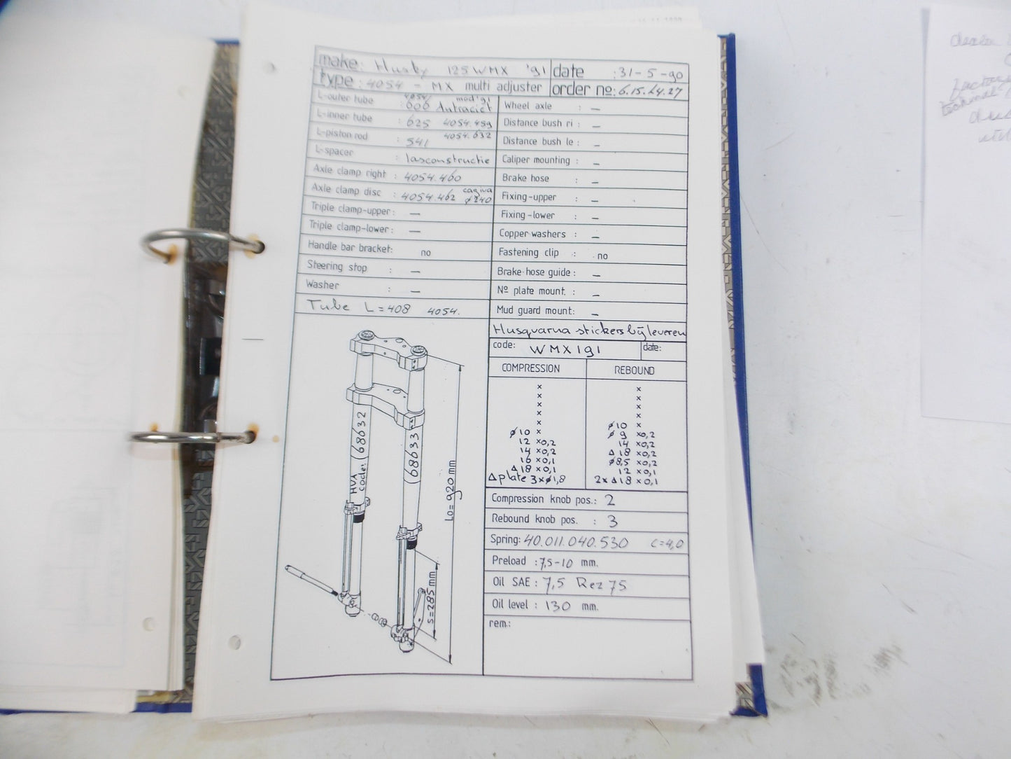 1980's DEALER BINDER FACTORY TECH ASSISTANCE BULLETIN CAGIIVA DUCATI HUSQVARNA - MotoRaider