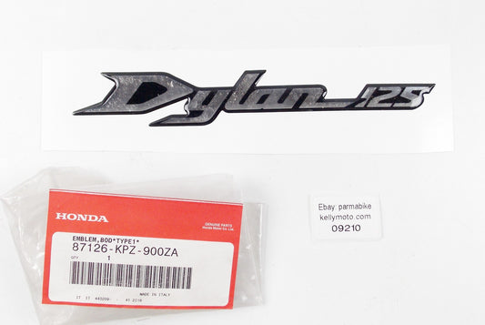 OEM DYLAN-125 2003 2004 HONDA SES125 TYPE 1 EMBLEM STICKER LOGO 87126-KPZ-900ZA - MotoRaider