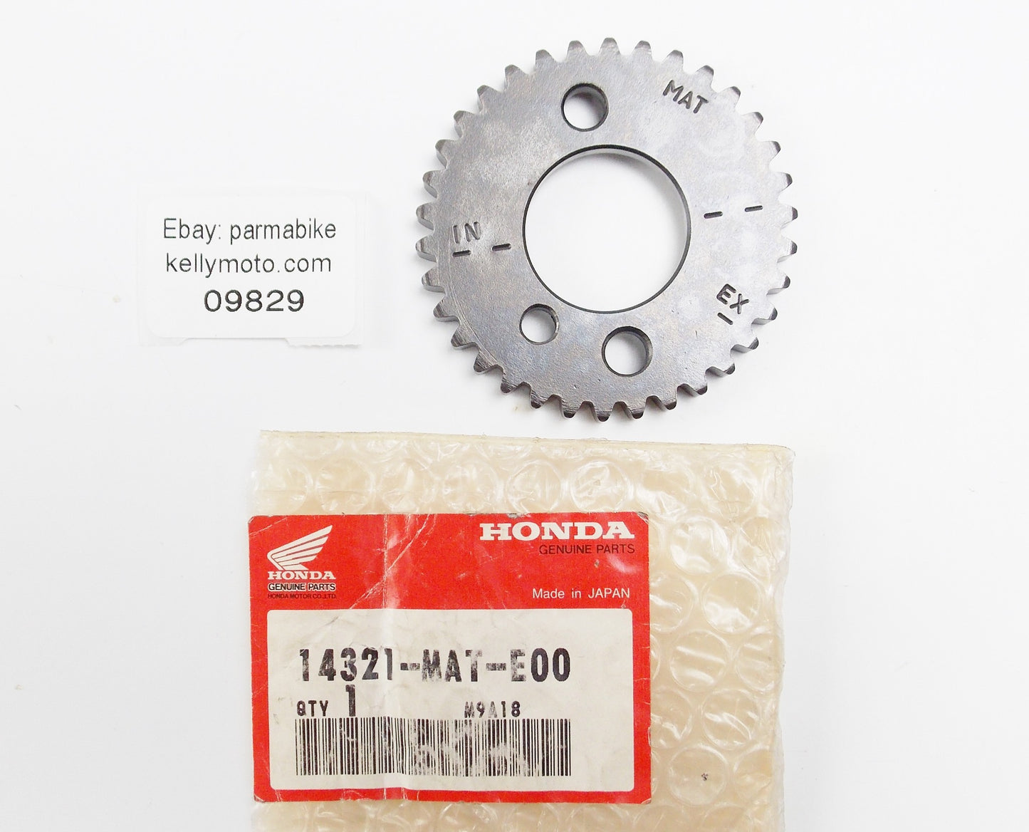 NOS OEM 1997-2000 HONDA CBR1100  CAM SPROCKET (34T)   14321-MAT-E00 - MotoRaider