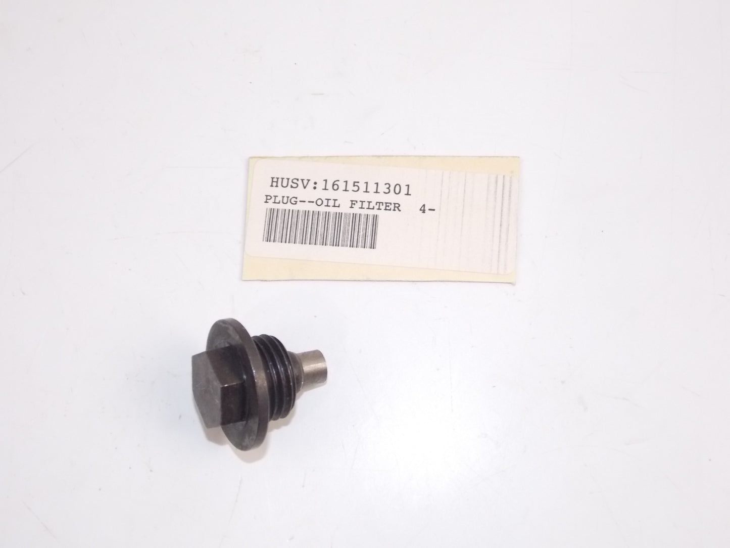 NOS OEM 1992-2011 HUSQVARNA TE SMS 4-STROKE DRAIN PLUG OIL FILTER 161511301 - MotoRaider