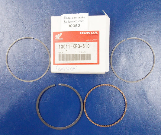 NOS OEM 1998-2002/05 HONDA FES250 PISTON RING SET (0,25) 13011-KFG 610 - MotoRaider