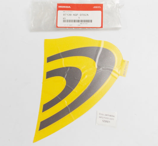 OEM HONDA 2004-05 NES125/150 MARK A. DECAL R. BODY COVER TYPE 1  87138-KGF-D70ZA - MotoRaider