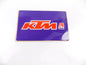 NOS KTM STICKER DECAL MARK EMBLEM 11"x7" KTM STYLE PURPLE/RED/WHITE XC SX EX MX - MotoRaider