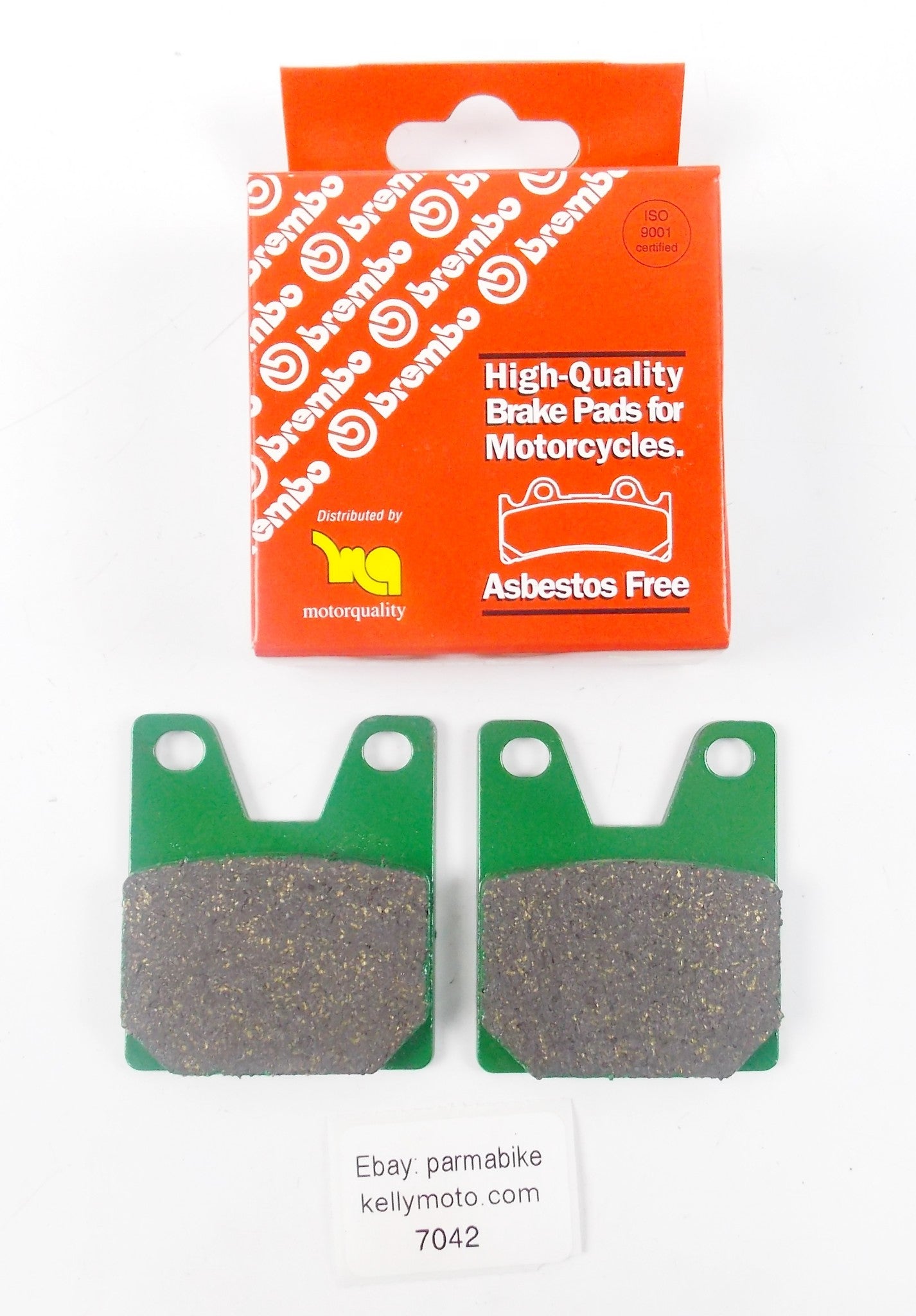 NOS BREMBO YAMAHA 1998-2001 YFZ1000 BRAKE PADS REAR WHEEL 07.YA38.07 | 07YA3807 - MotoRaider