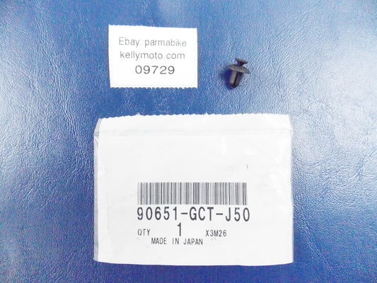 NOS OEM 2002-2003 HONDA CBR900RR RIVET SCREW 5mm 90651-GCT-J50 - MotoRaider