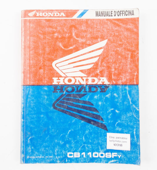 1999 HONDA CB 1100SFY WORKSHOP MANUAL REPAIR BOOK ITALIAN - MotoRaider