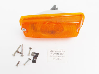 CATALUX 850 IGM 4755 LAX FRONT LEFT TURN SIGNAL INDICATOR FLASHER AMBER FIAT 850 - MotoRaider