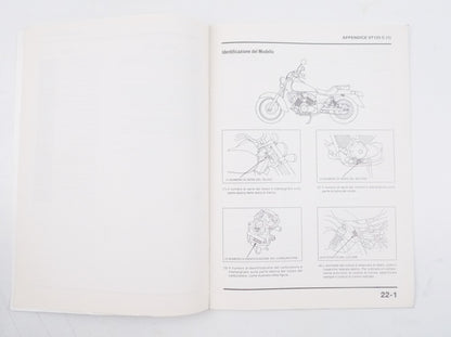 HONDA VT 125 C1 WORKSHOP MANUAL REPAIR BOOK ITALIAN - MotoRaider