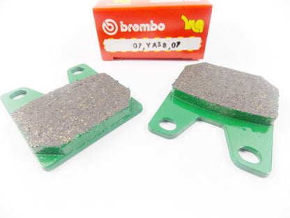 NOS BREMBO YAMAHA 1998-2001 YFZ1000 BRAKE PADS REAR WHEEL 07.YA38.07 | 07YA3807 - MotoRaider