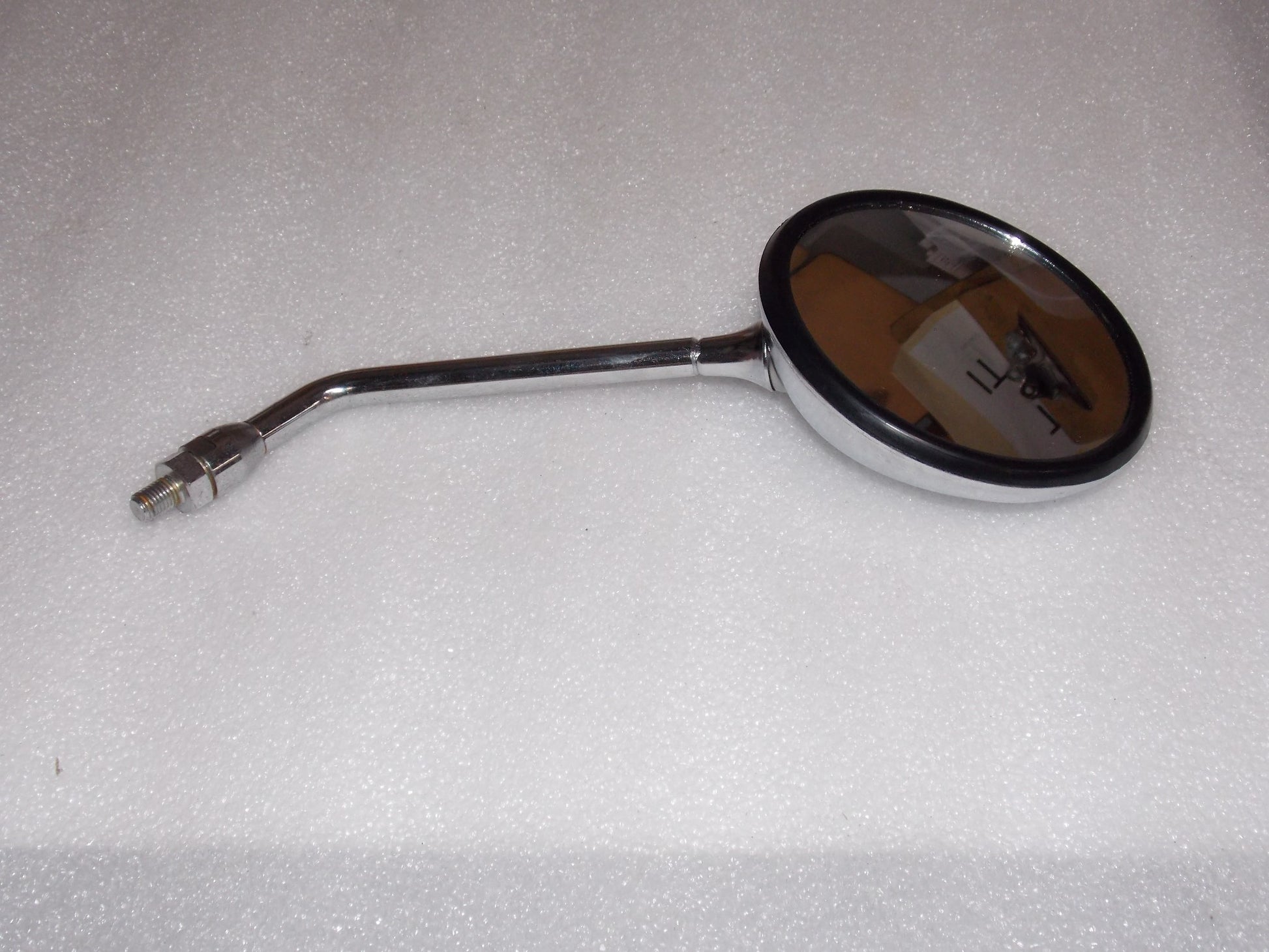 NOS APRILIA 1992-1999 CLASSIC 50 REAR VIEW SIDE MIRROR CHROMED AP8201467 - MotoRaider