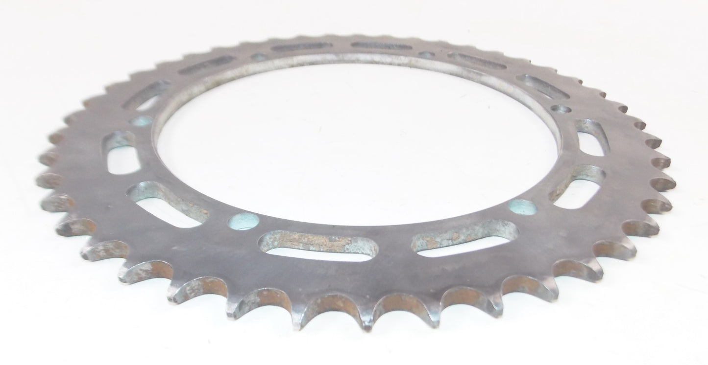 1980 YAMAHA XT500 REAR WHEEL DRIVE SPROCKET 44T - MotoRaider