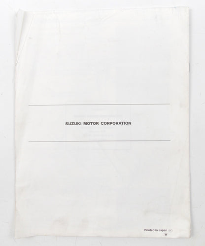 SUZUKI AN250 SUPPLEMENT SERVICE MANUAL REPAIR BOOK ITALIAN 99501-32050-01B - MotoRaider