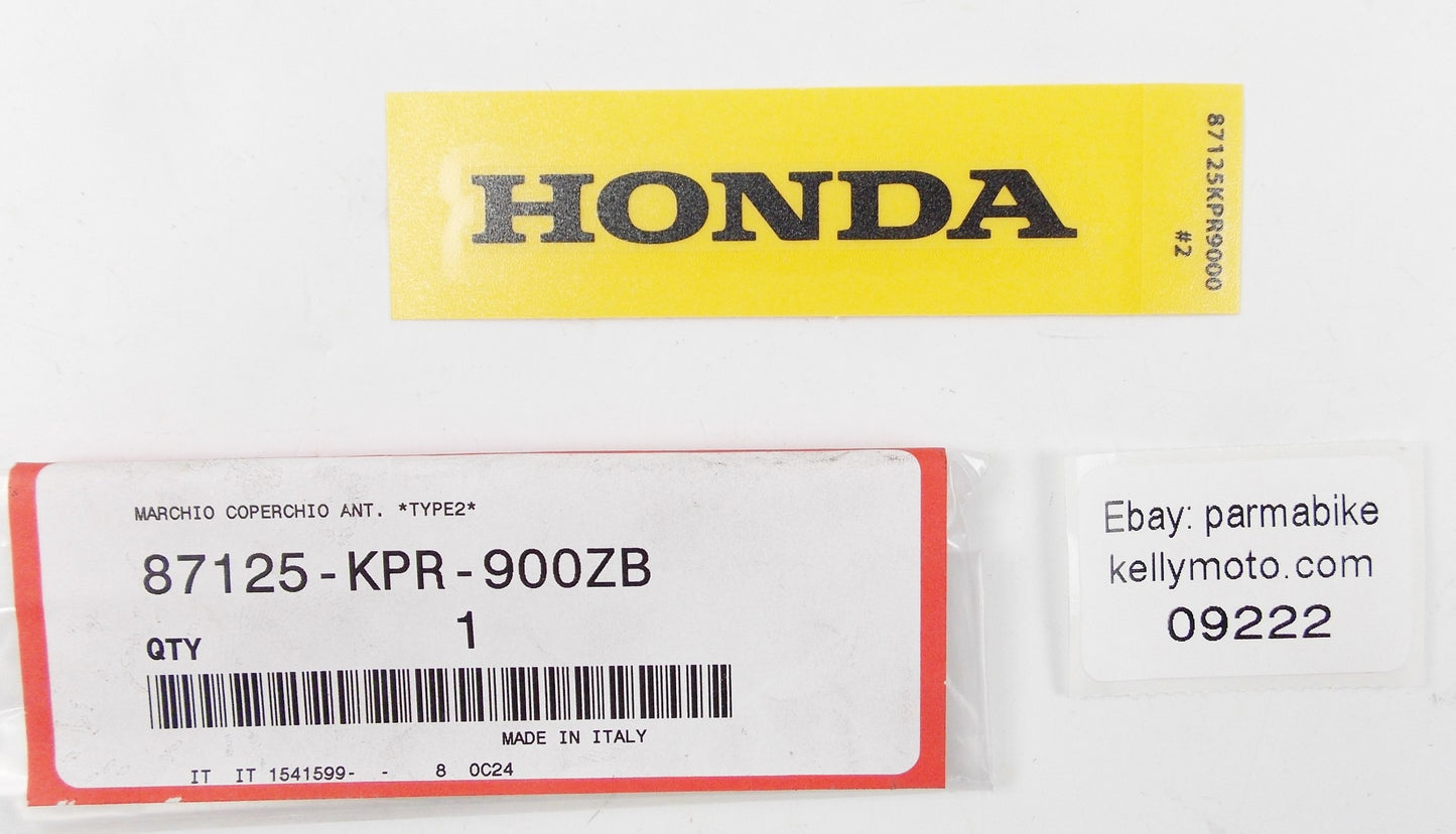 2005-2008 HONDA SH150/125 FT COVER TYPE 2 EMBLEM DECAL STICKER 87125-KPR-900ZB - MotoRaider