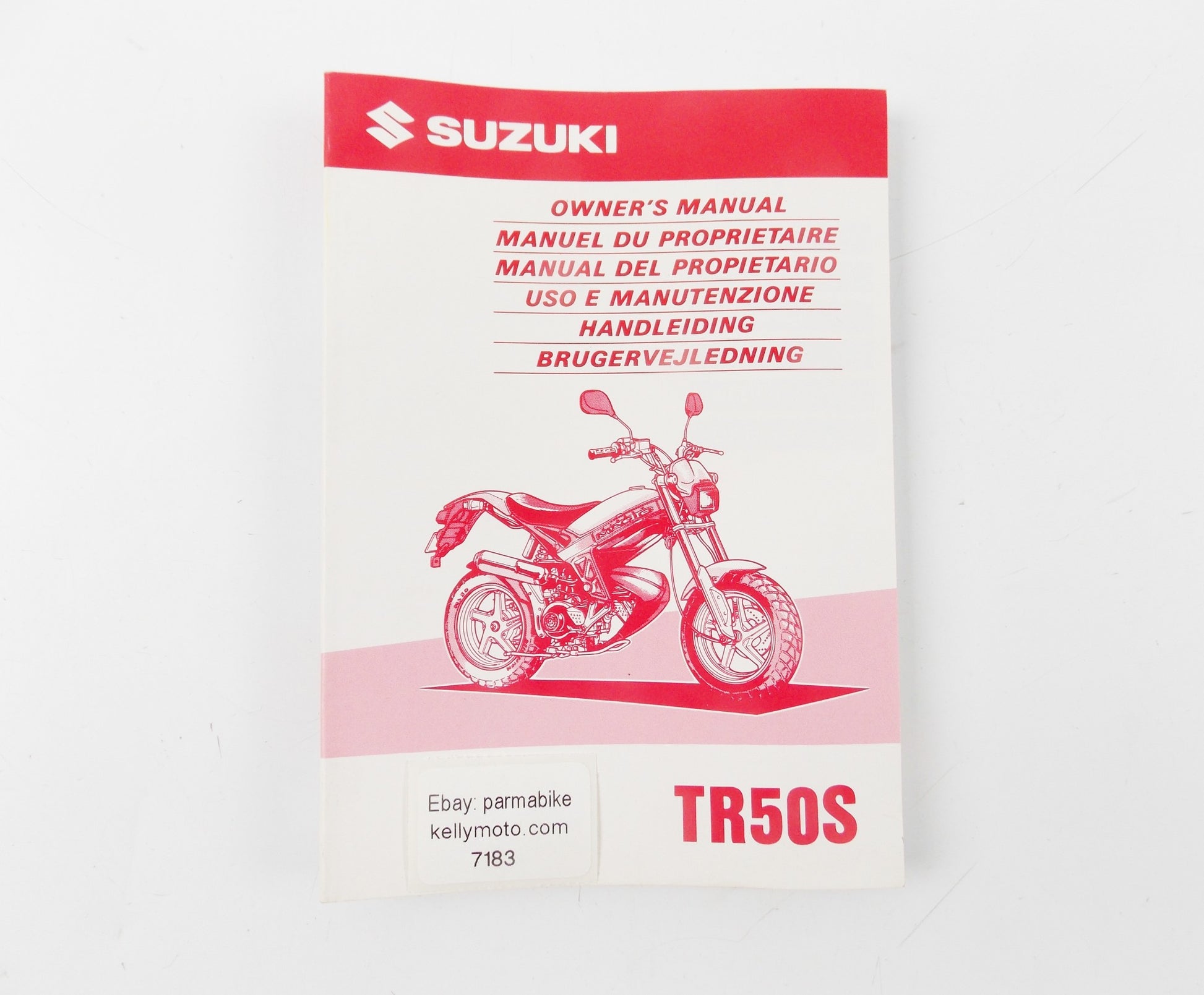 1997 SUZUKI OWNER USER MAINTENANCE MANUAL BOOK CATALOG TR50S 99011-06F50-DTD - MotoRaider