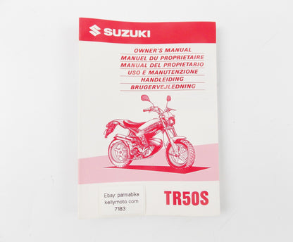 1997 SUZUKI OWNER USER MAINTENANCE MANUAL BOOK CATALOG TR50S 99011-06F50-DTD - MotoRaider